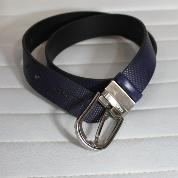 Climber Leather Purple Belt  5 holes Stainless Steel Buckle Turkey 39" - Picture 2 of 9